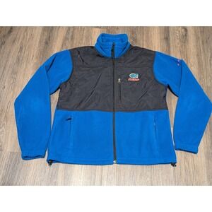 Columbia Florida Gators Logo Fleece Jacket Full Zip Womens Medium‎ Blue